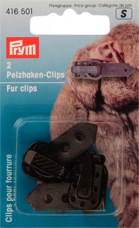 Prym Pelzhaken-Clips braun 