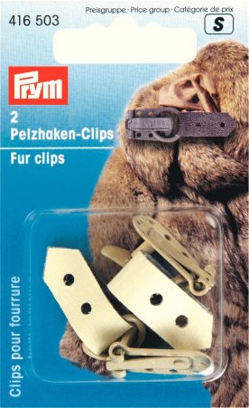 Prym Pelzhaken-Clips beige  NML 