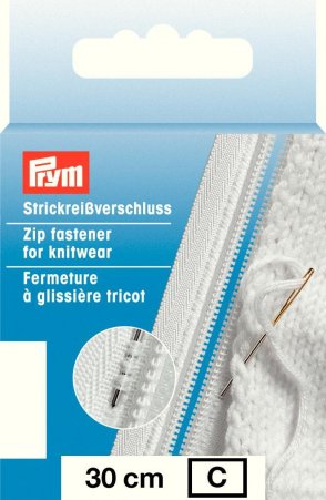 Prym RV S9 Strick tb 30 cm SB weiss 