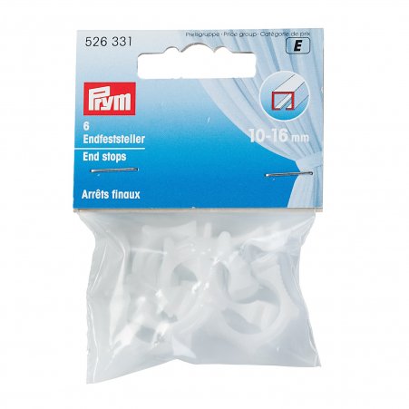 Prym Endfeststeller 10-16 mm weiss 