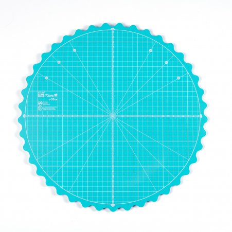 Prym Prym Love Drehbare Schneideunterlage rund 35 cm mint 