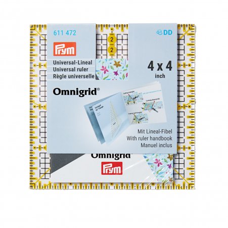 Prym Universal-Lineal 4 x 4 inch Omnigrid 