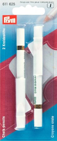 Prym Kreidestifte + Bürste weiß 