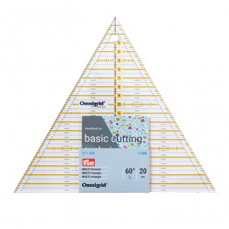 Prym Patchwork-Lineal Dreieck Multi 20 cm Omnigrid 