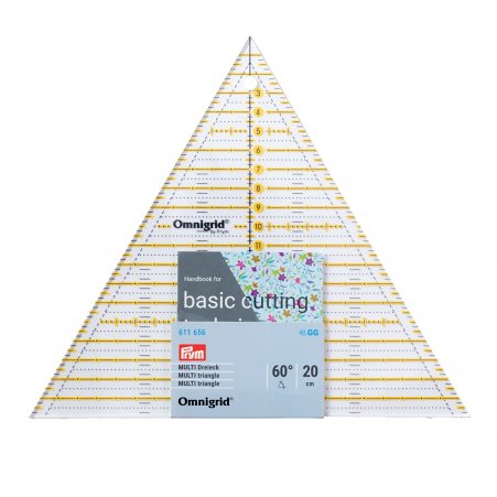 Prym Patchwork-Lineal 60 Grad Dreieck Multi 20 cm Omnigrid 