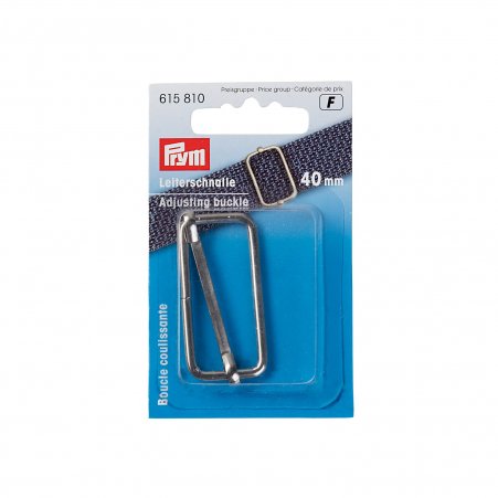 Prym Leiterschnalle 40 mm silberfarbig 