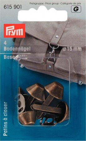 Prym Bodennägel für Taschen 15 mm altmessing 