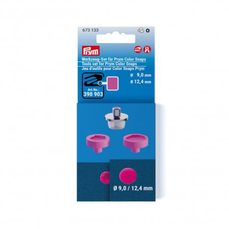 Prym Werkzeug-Set für Color Snaps 9+12,4 mm 