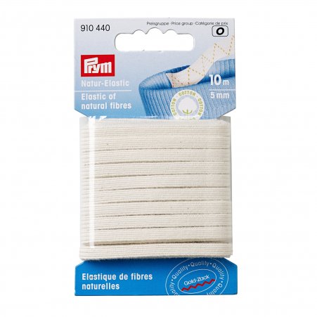 Prym Natur-Elastic 5 mm rohweiss 