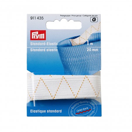 Prym Standard-Elastic 20 mm weiß 