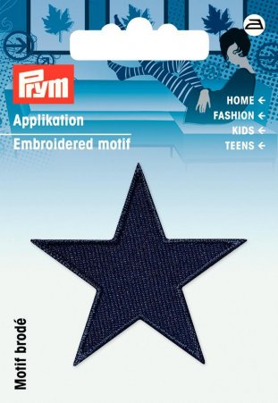 Prym Applikation Sterne dunkelblau 
