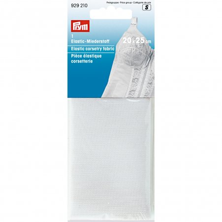 Prym Elastic-Miederstoff 20 x 25 cm weiss NML 