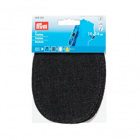 Prym Patches Jeans (bügeln) 10 x 14 cm schwarz 