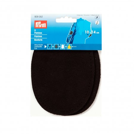 Prym Patches Veloursleder (nähen) 10 x 14 cm braun 