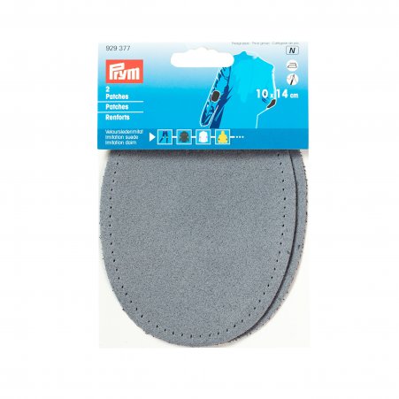 Prym Patches Velourslederimitat (bügeln) 10 x 14 cm jeansblau 