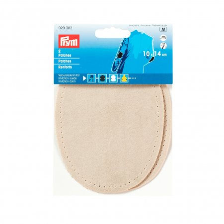 Prym Patches Velourslederimitat (bügeln) 10 x 14 cm sand 