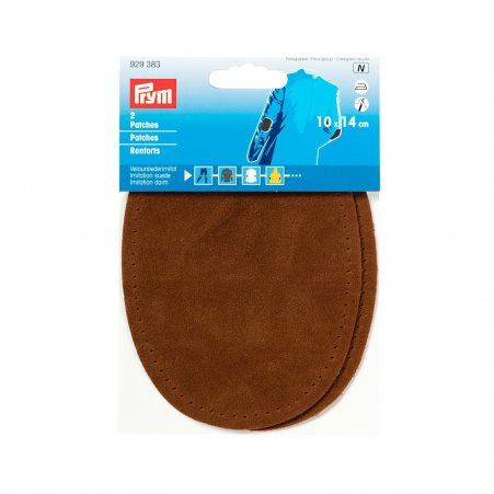 Prym Patches Velourslederimitat (bügeln) 10 x 14 cm camel 