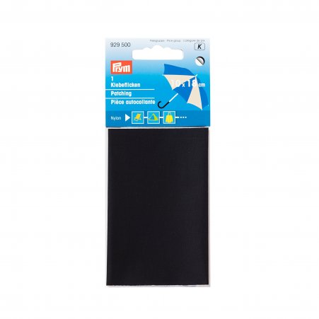Prym Klebeflicken Nylon 6,5 x 14 cm schwarz 