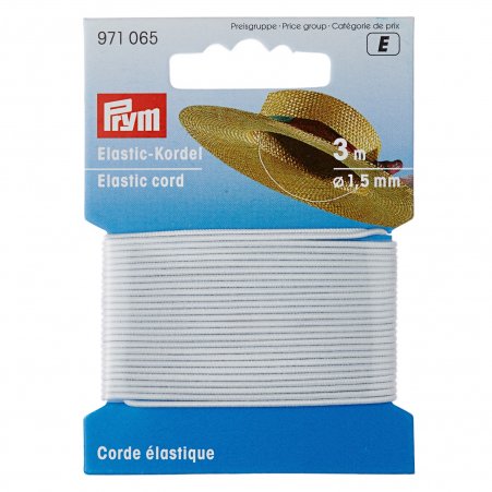 Prym Elastic-Kordel 1,5 mm weiß 