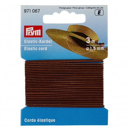 Prym Elastic-Kordel 1,5 mm braun 