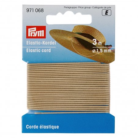 Prym Elastic-Kordel 1,5 mm hellbeige 