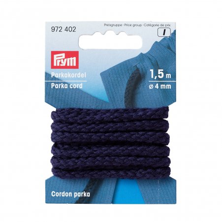 Prym Anorak- und Parkakordel 4 mm marine 