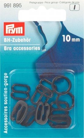 Prym BH-Zubehör KST 10 mm schwarz 