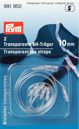 Prym BH-Träger 10 mm transparent 