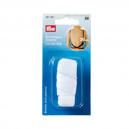 Prym BH-Verlängerer rückenfrei 20 mm weiß 