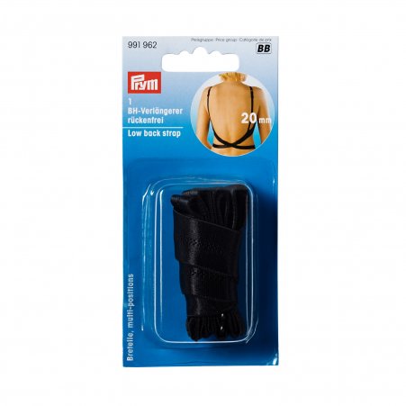 Prym BH-Verlängerer rückenfrei 20 mm schwarz 