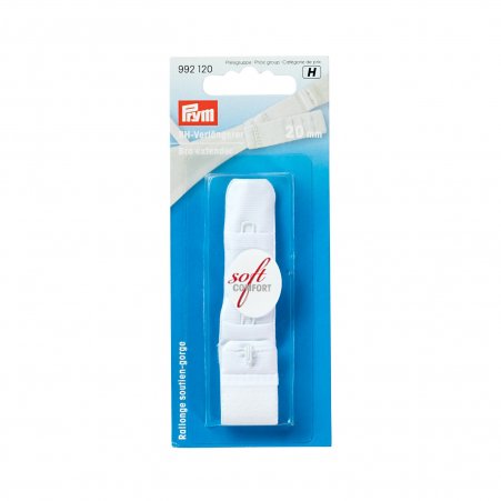 Prym BH-Verlängerer 3 x 1 Haken 20 mm weiß 