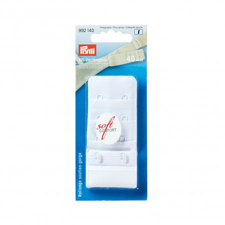 Prym BH-Verlängerer 3 x 2 Haken 40 mm weiß 