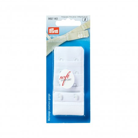 Prym BH-Verlängerer 3 x 2 Haken 40 mm weiss 