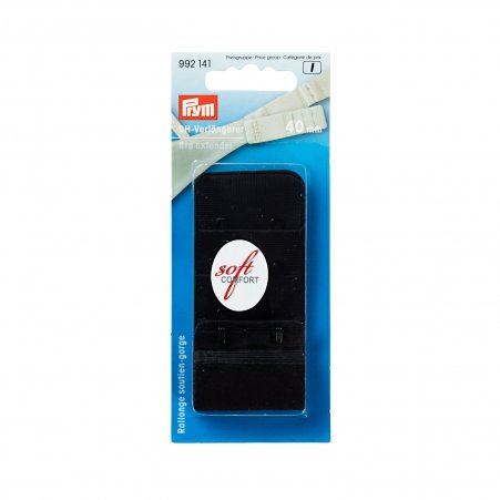 Prym BH-Verlängerer 3 x 2 Haken 40 mm schwarz 