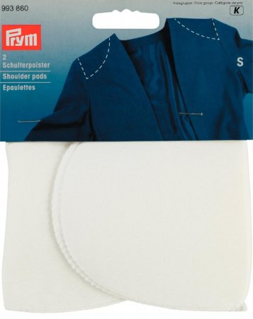 Prym Schulterpolster Halbmond PA S weiß 