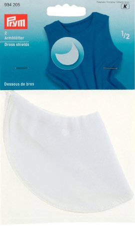 Prym Armblätter 1/2 weiß 