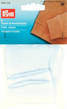 Prym Elastic-Ärmelbündchen weiß 
