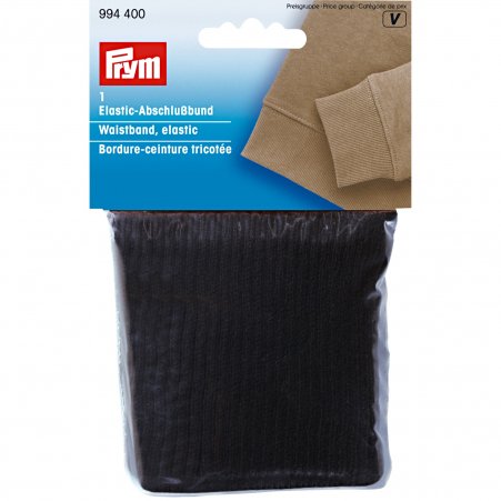 Prym Elastic-Abschlußbund schwarz 