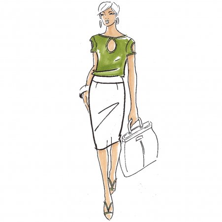 Schnittmuster Berlin Shirt Adele Gr. 36