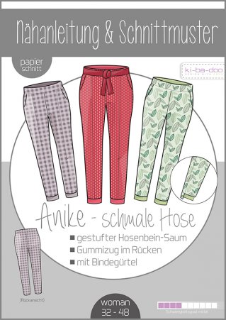 ki-ba-doo Damen schmale Hose Anike Gr. 32-48 