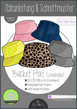 ki-ba-doo Sonnenhut Bucket-Hat KU: 51-59cm Gr. S/M/L 