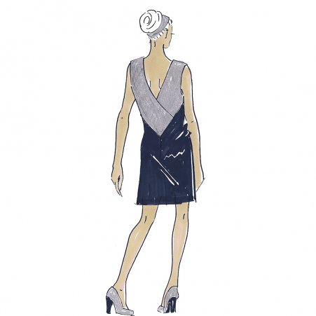 Schnittmuster Berlin Kleid Candice Gr. 36