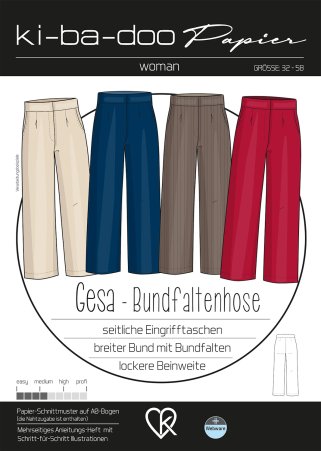 ki-ba-doo Damen Hose Gesa Gr. 32-48 