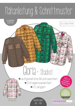 ki-ba-doo Damen Shacket Gloria Gr. 32-50 