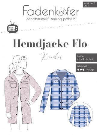 fadenkäfer Kinder Hemdjacke Flo Gr. 74-164 