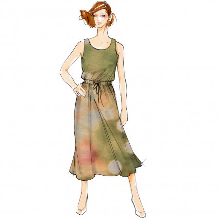 Schnittmuster Berlin Kleid Inka Gr. 40