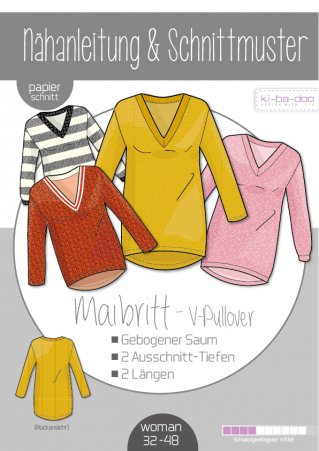 ki-ba-doo Damen Pullover Maibritt Gr. 32-48 