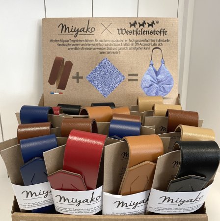 Miyako Trageriemen aus Leder 