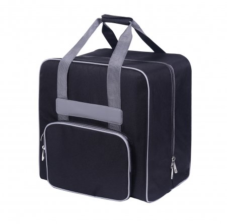 Overlocktasche schwarz/grau 