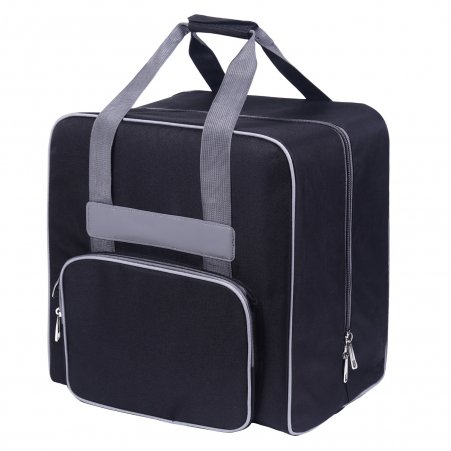 Overlocktasche XL schwarz/grau 
